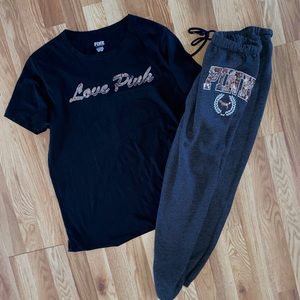 vs PINK bling outfit